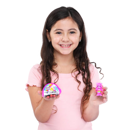 Care Bears surprise figure being held by girl