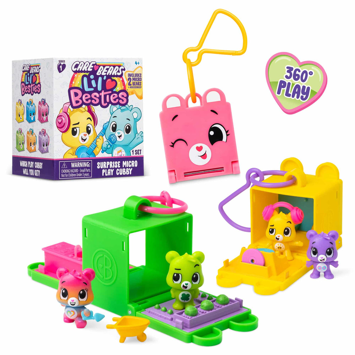 Care Bears Lil Besties Surprise Play Cubbies - Hero Shot