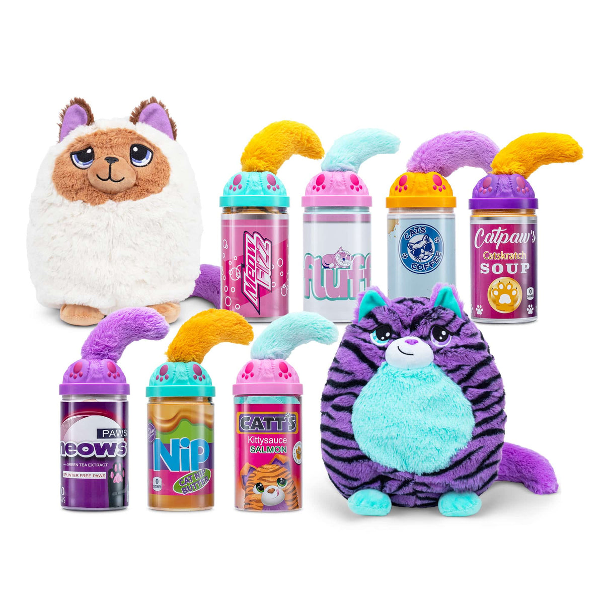 Misfittens Plush Cats in Small Spaces