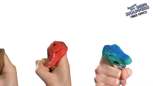 Dino snapper finger puppets video