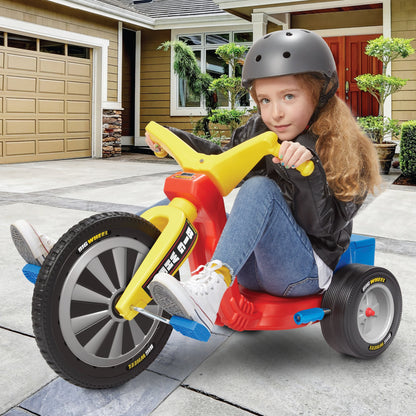 Big Wheel Big Spin 16 Inch - Lifestyle image of girl on Big Wheel