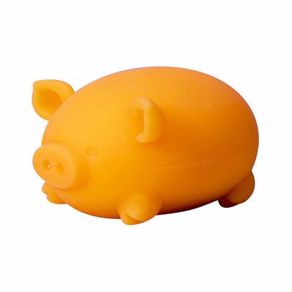 NeeDoh Dig it Pig - Orange 3Q Left