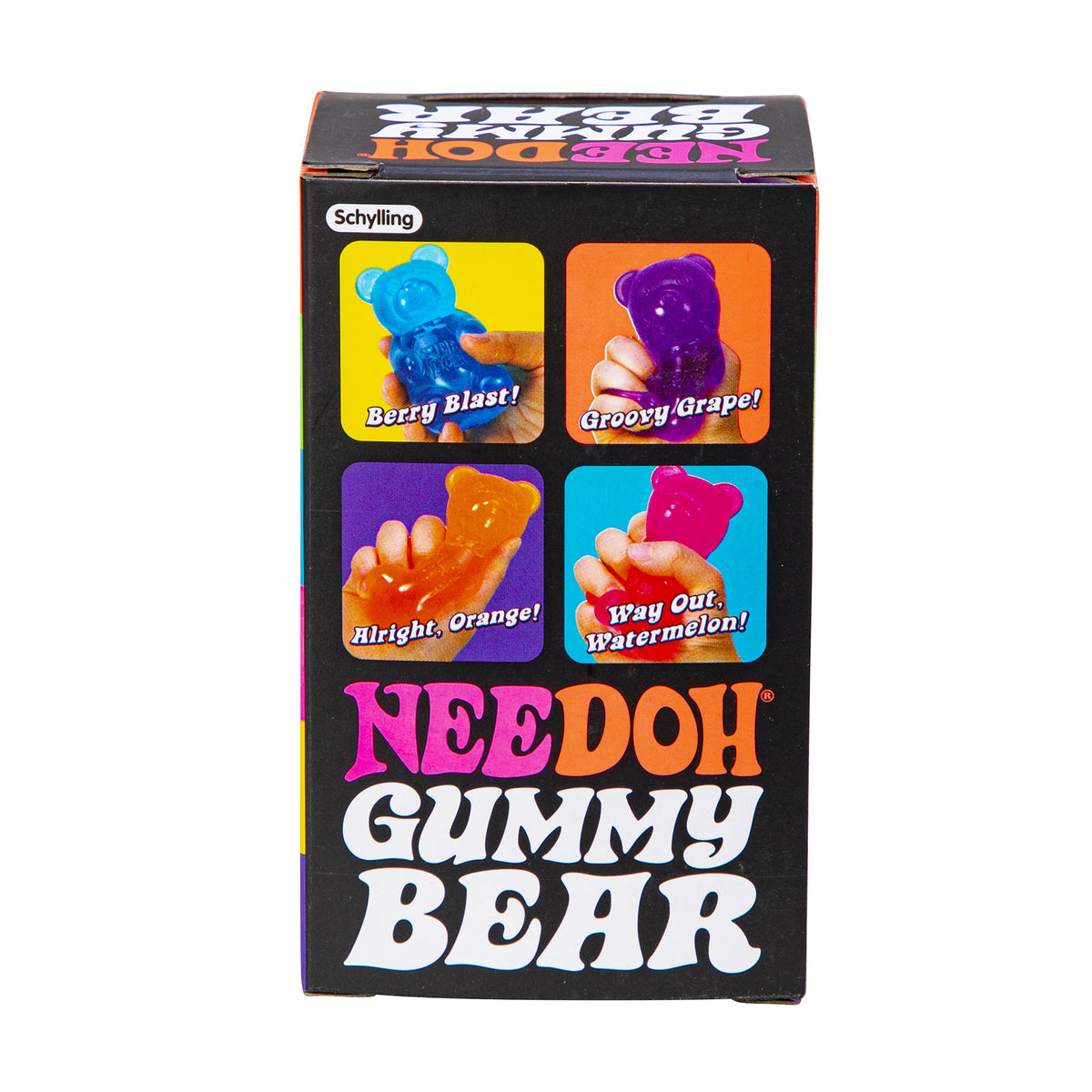 NeeDoh Gummy Bear - Package Back
