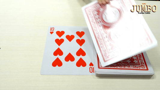 Jumbo classic red playing cards video