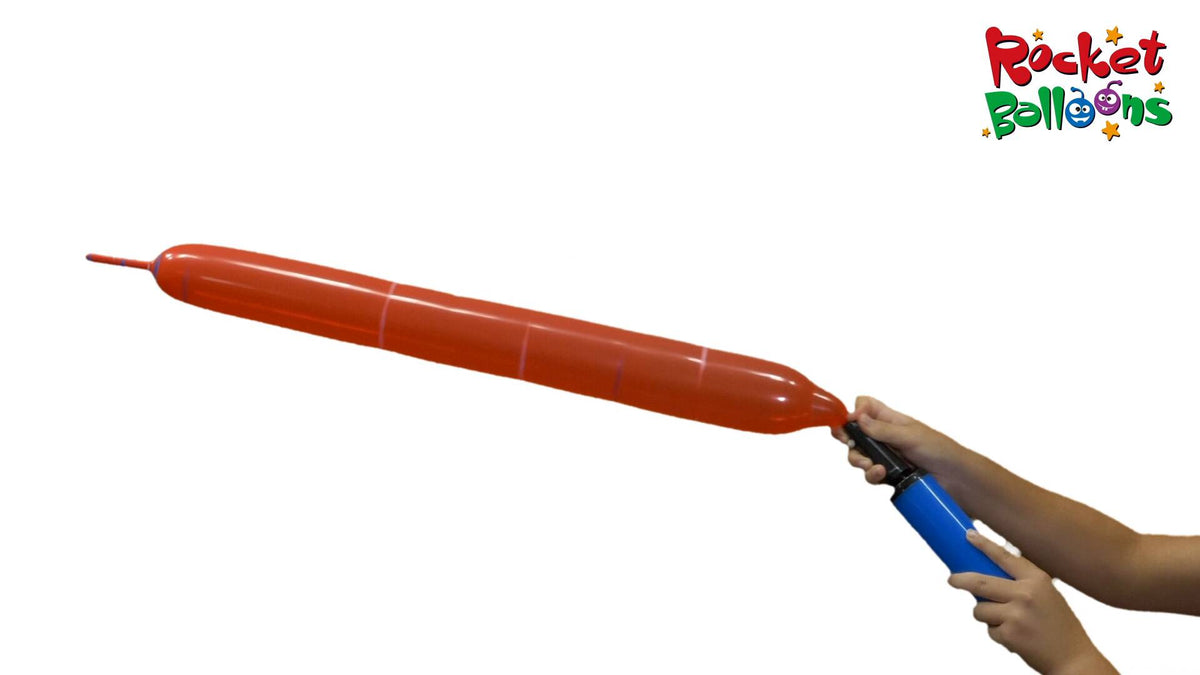 Rocket Balloons with pump video