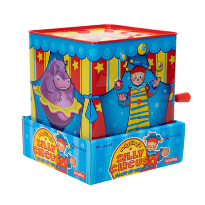Silly Circus Jack in the Box in Package Tray Front Angle