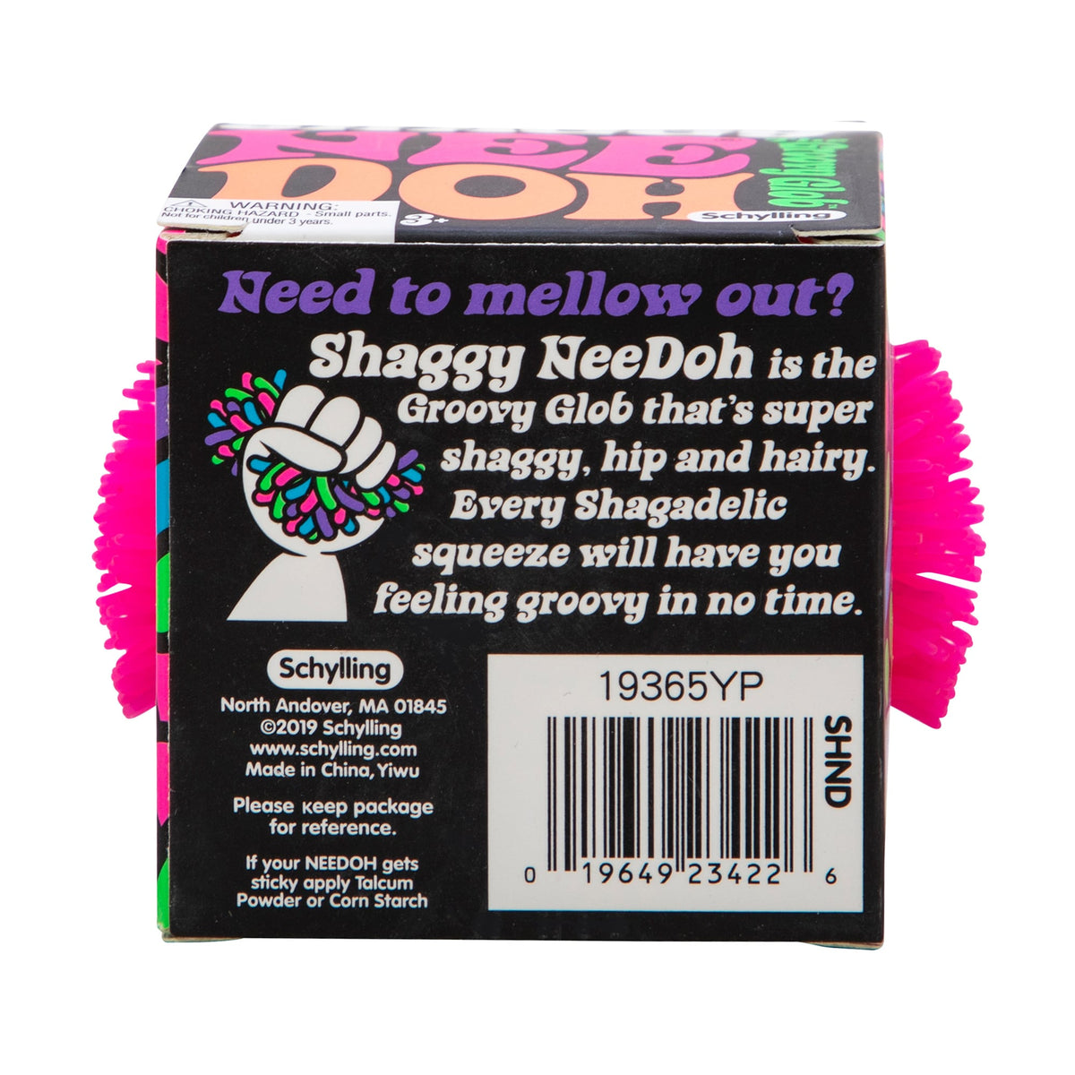 Shaggy Nee Doh Pink Package Back