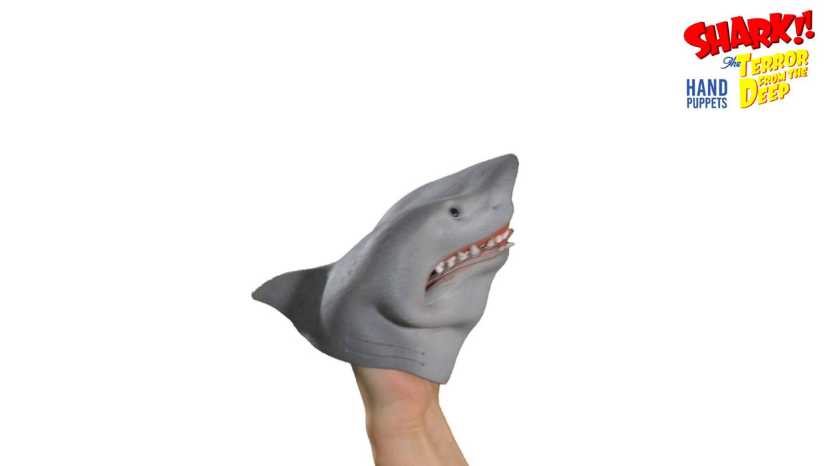 Shark hand puppet video
